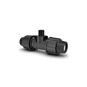 سه راهی نر پیچی پلی اتیلن